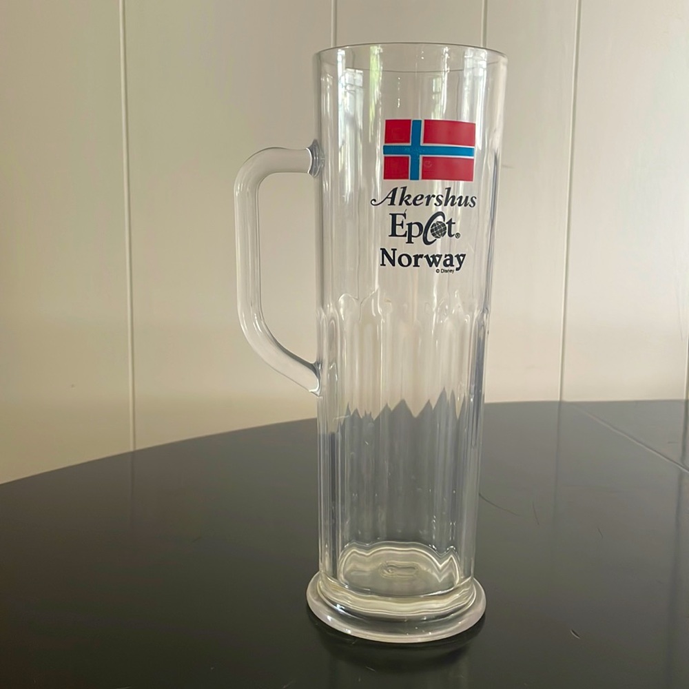 🔵2 for $16 bundle! Akershus Disney’s Epcot Norway Plastic Beer Stein Mug
